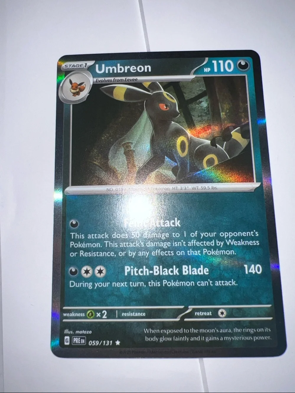 Pokemon Trading Card Back - Blue and Yellow